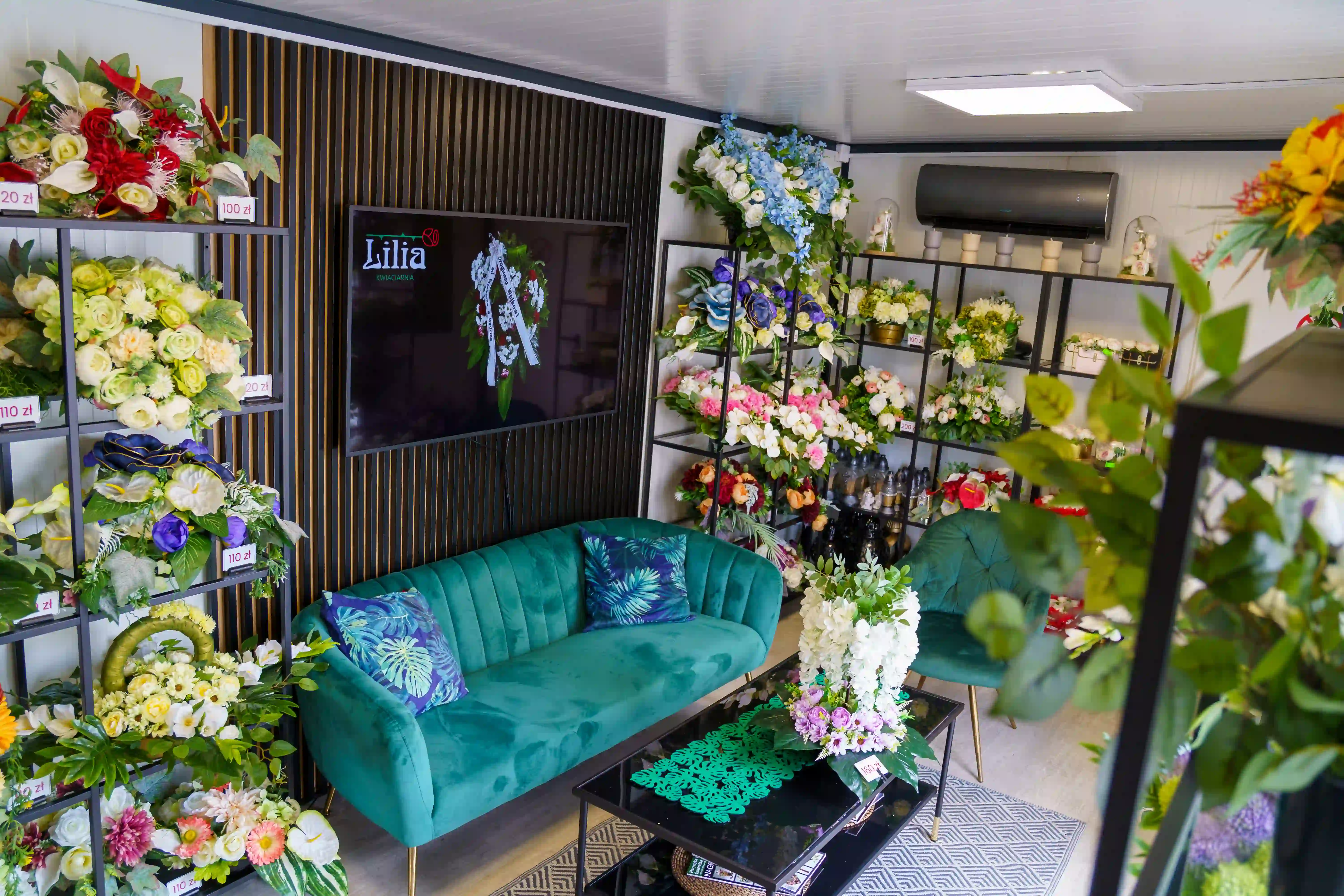 Wnętrze Kwiaciarni Lilia